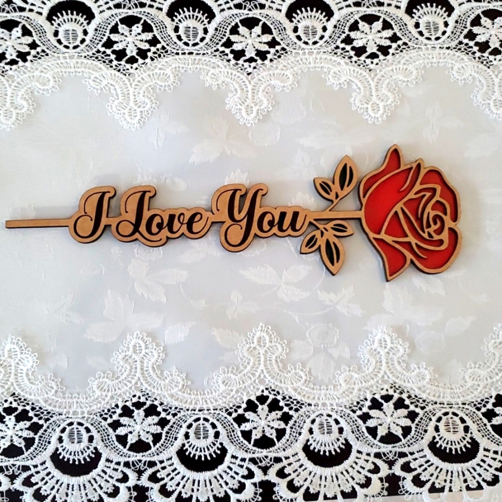 Handmade Wooden Rose
